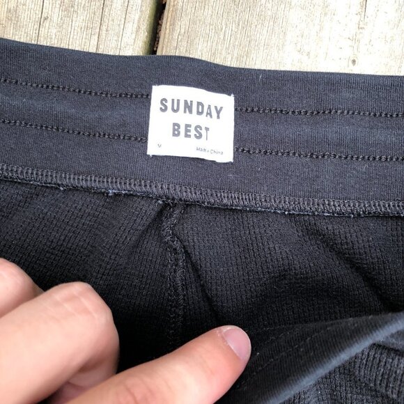 Sunday Best Waffle Knit Sweatpants Medium - Picture 2 of 4